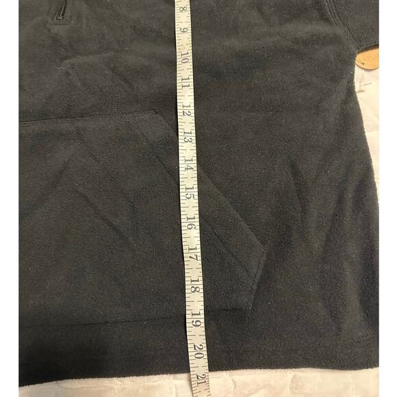 PINK VS Quarter Zip Pullover Cropped Fleece Women's Size Small Black NWT - Picture 10 of 10